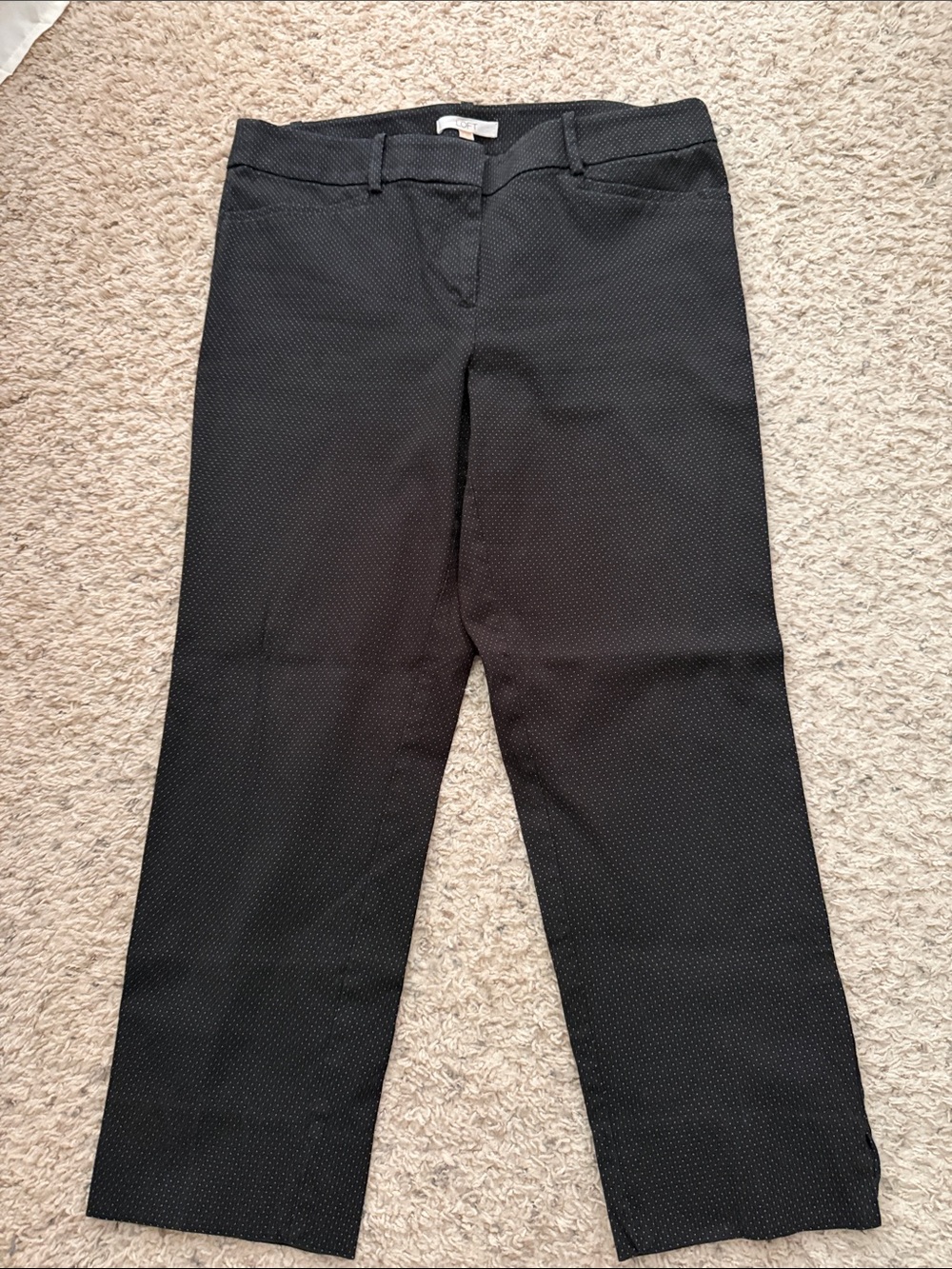 Loft Marisa Riviera Polka Dot Pants